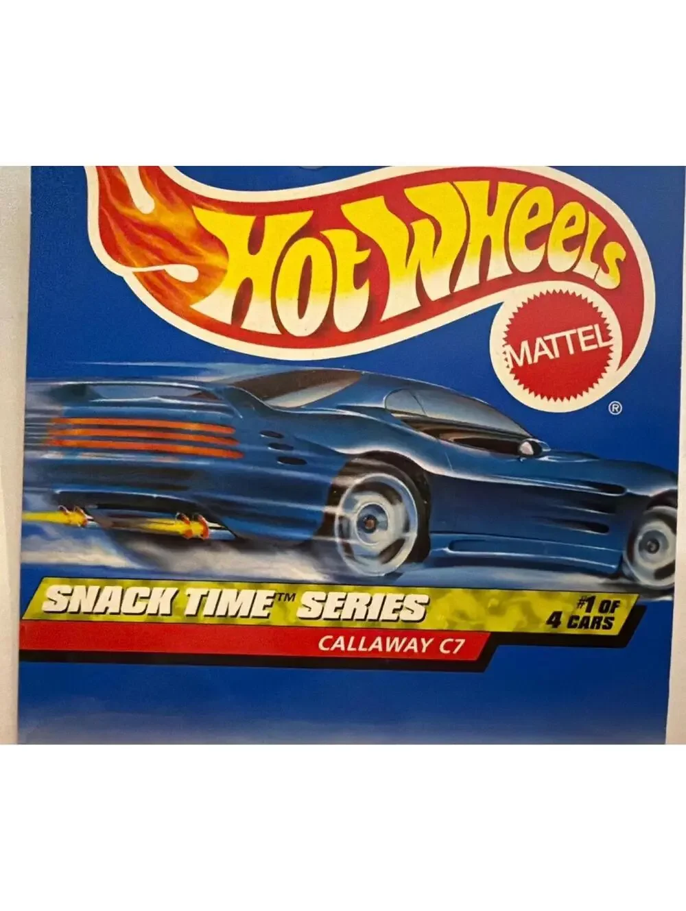 Hot Wheels Snack Time Series Callaway C7 Die-Cast Collectible Car